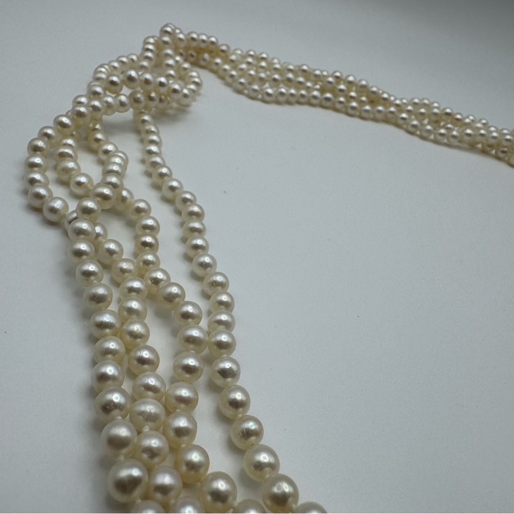 Honora Long Pearl Necklace - Picture 3 of 4